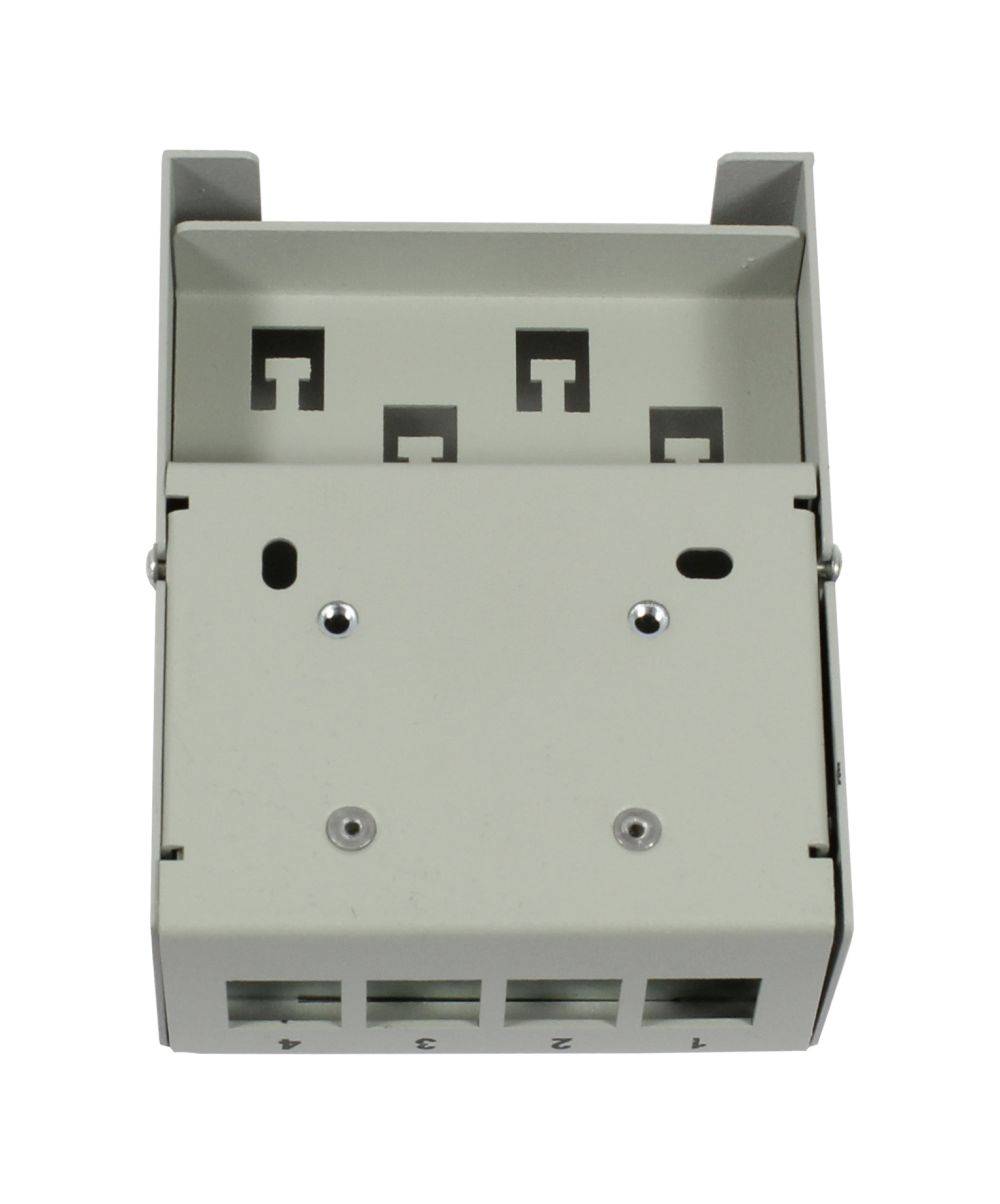 Synergy 21 Keystone Modulträger Patchpanel für 4x TP-Modul Aufputz Metall - Patc
