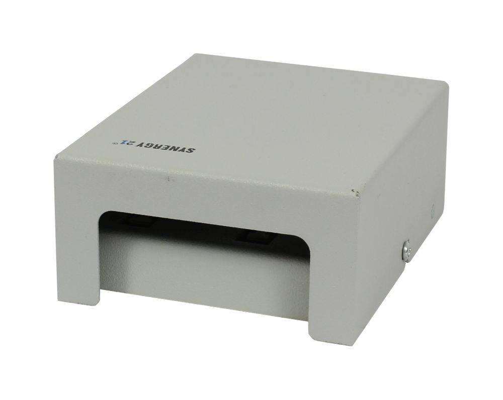 Synergy 21 Keystone Modulträger Patchpanel für 4x TP-Modul Aufputz Metall - Patc