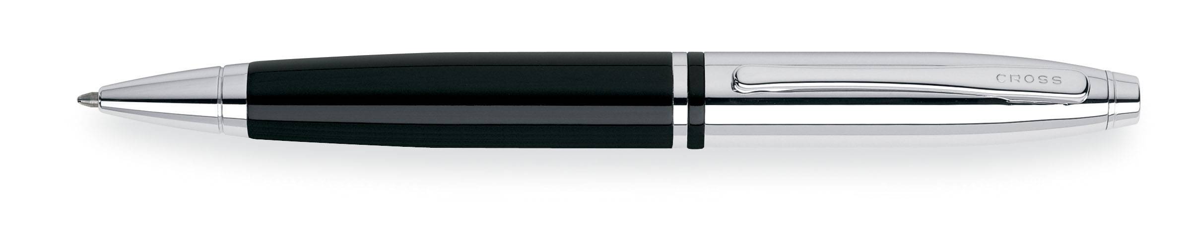 Kugelschreiber Calais Schwarzlack und Chrom in Geschenkbox