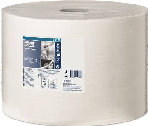 Essity Professional Hygiene Germany GmbH Putztuch TORK 130100 L.ca.1000 mxB.ca.245mm weiß 1-lagig Rl.TORK 130100
