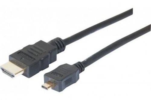 HDMI High Speed Kabel, 4K, HDMI St. A/ HDMI Micro St. D, 5,0 m