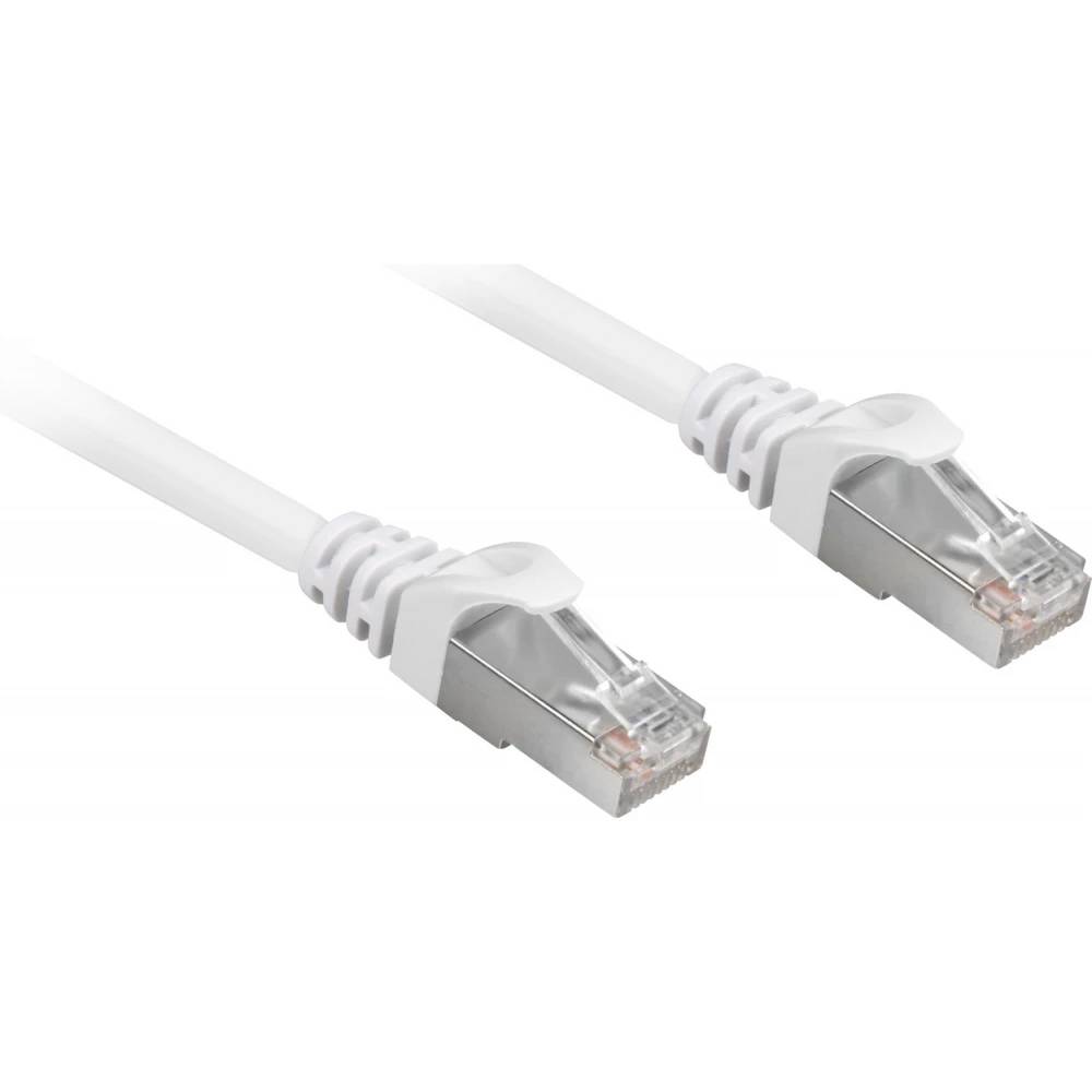 Sharkoon Patchkabel RJ45 Cat.6 SFTP weiss 20 Meter - Netzwerk - CAT 6 - m