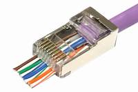 Microconnect KON506-50EZ, RJ45, Silber, Männlich, Gerade, Cat6, F/UTP (FTP)