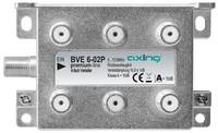 Axing BVE 6-02P, Kabelsplitter, 5 - 1218 MHz, Grau, A, 10,8 dB, F