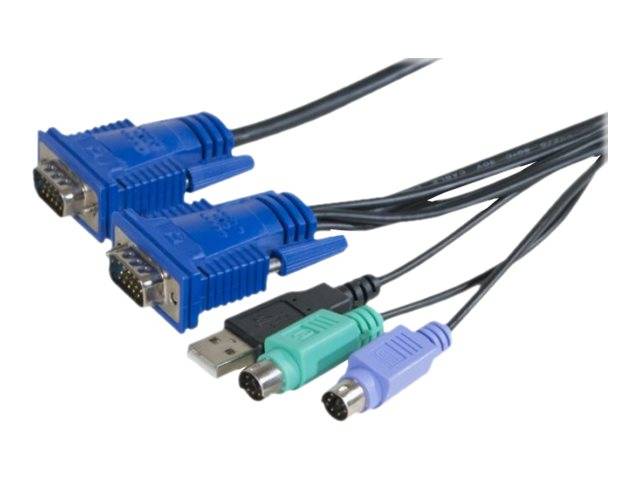 Dexlan - Tastatur- / Video- / Maus- (KVM-) Kabel - HD-15 (VGA)