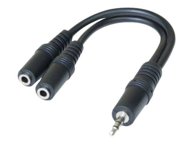 EXERTIS CONNECT - generic - Audio-Adapter - Stereo Mini-Klinkenstecker männlich zu Mono Mini-Stecker weiblich