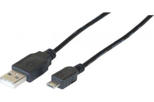 Micro USB 2.0 High Speed Kabel, USB St. A/ Micro USB St. B, 1,0 m