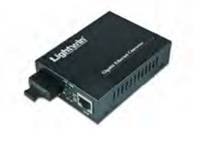 Lightwin LWC 10/100 SM20 SC, 100 Mbit/s, SC, Kabelgebunden, 20000 m, Einzelmodus, Schwarz