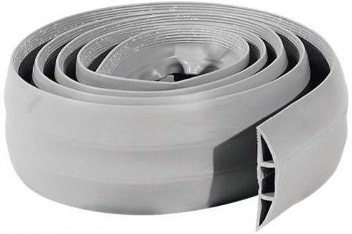Flexibler Kabelkanal aus PVC, flexibel, für bis zu 3 Kabel, 1,80 m, grau