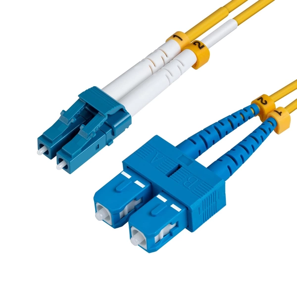 LC/UPC-SC/UPC 7m OS2 SM Duplex LSZH OD 2mm, 0.3db LC/UPC-SC/UPC 7m OS2 SM Duplex LSZH OD 2mm, 0.3db