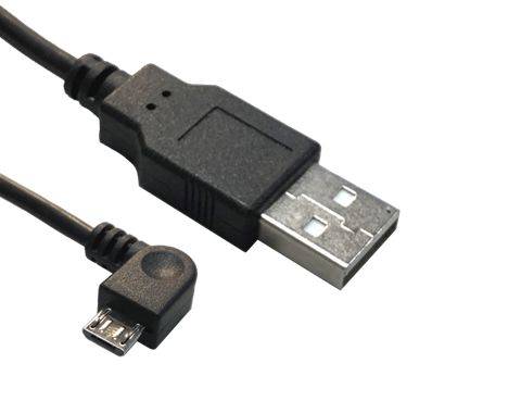 USB A auf USB Micro B, Version 2.0, Schwarz, 1,8m USB A -