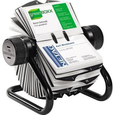 DURABLE 127653190 DURABLE Rollkartei VISIFI X 248101 400Karten schwar z Wichti