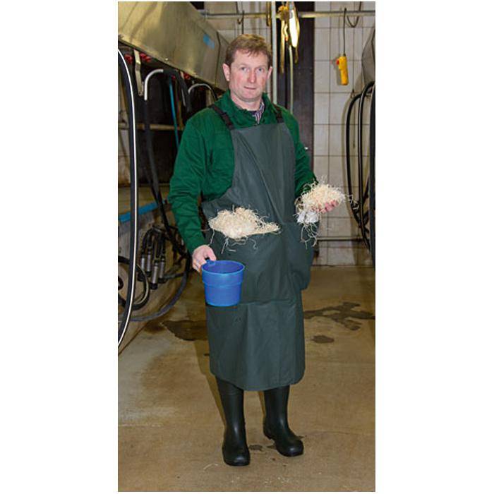 Melkerschürze Premium - mit Taschen - Größe L - Breite 118 cm - Länge 125 cm
