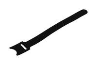 Synergy 21 S215682, Hook & loop cable tie, Nylon, Polypropylen (PP), Schwarz, 15 cm, 20 mm, 1 mm
