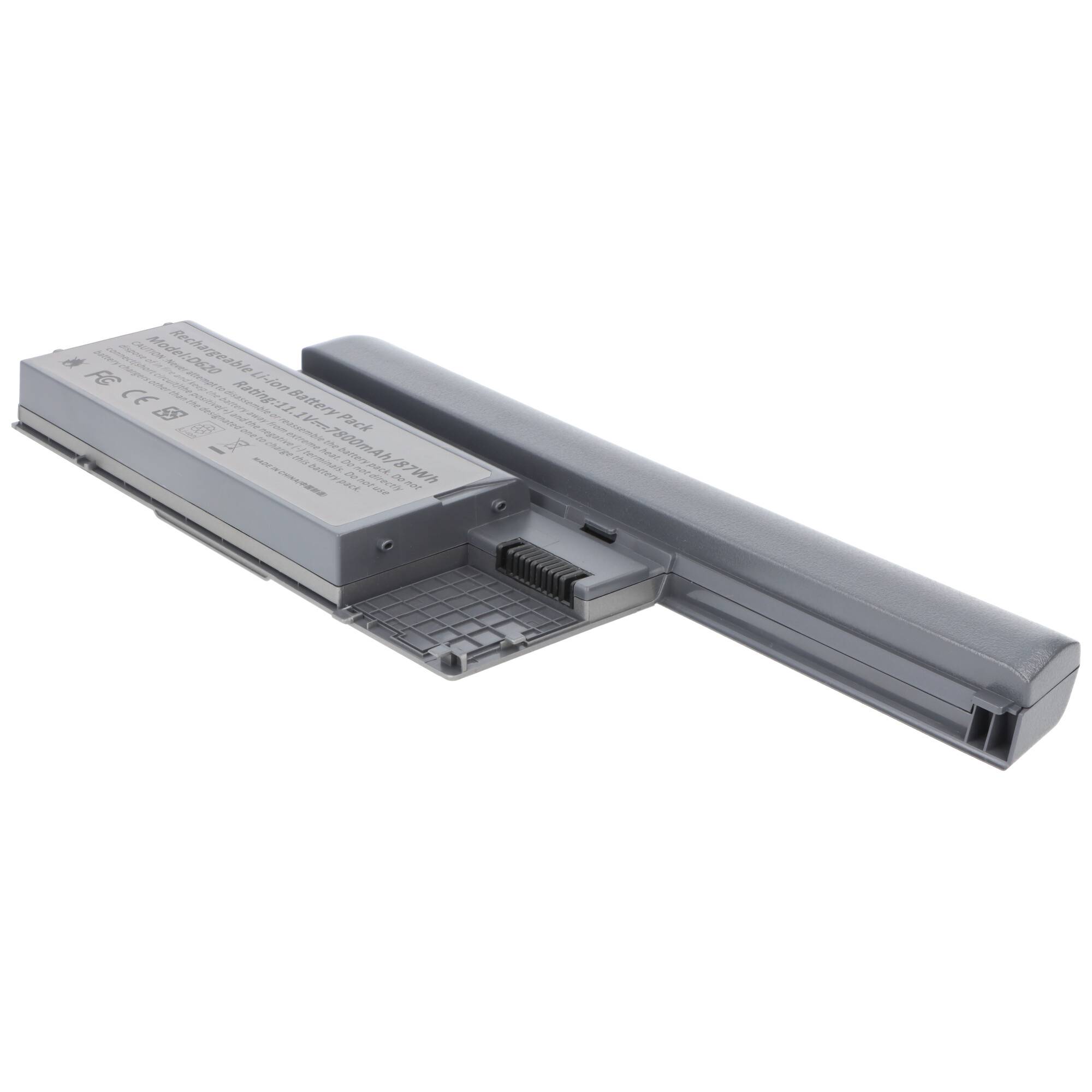 Akku passend für Dell Latitude D620, D630, Li-ion, 11,1V, 7200mAh, 79,9Wh