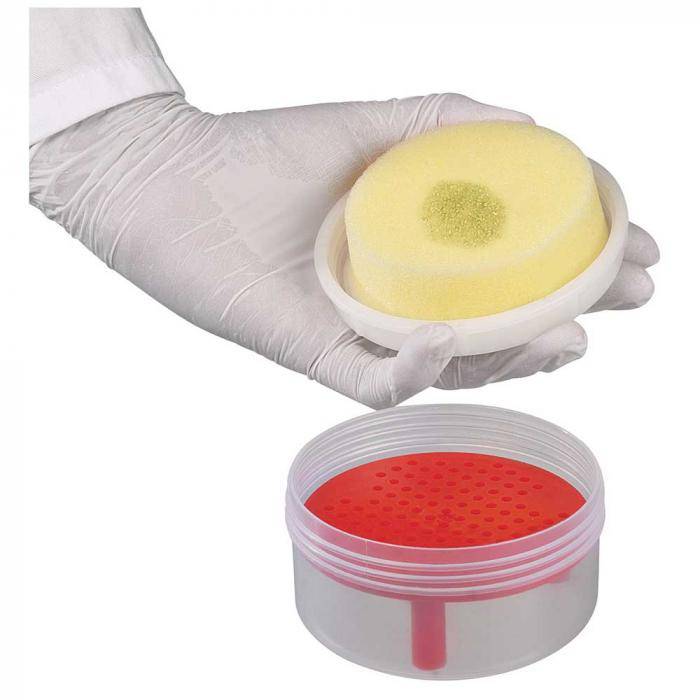 Quecksilber-Aufsammler - Dose mit Schraubdeckel