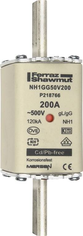 Mersen NH-Sicherungseinsatz SG NH1GG50V200-1