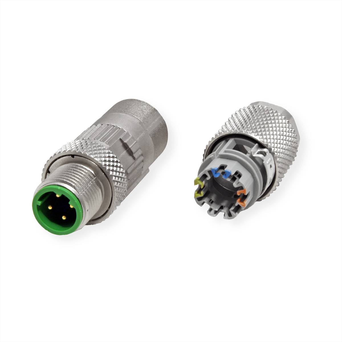 METZ CONNECT M12 Stecker, D-kodiert, IP67 Cat.5, feldkonfektionierbar, gerade