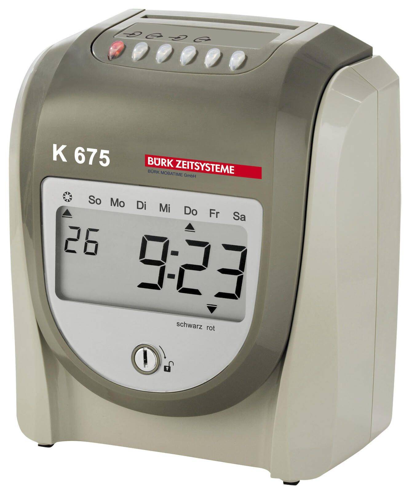 Bürk Mobatime K 675 Stempeluhr