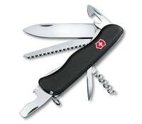 Victorinox Forester, Messer mit klappbarer Klinge, Multi-Tool-Messer, Spey-Punkt, Edelstahl, Polyamid, Schwarz