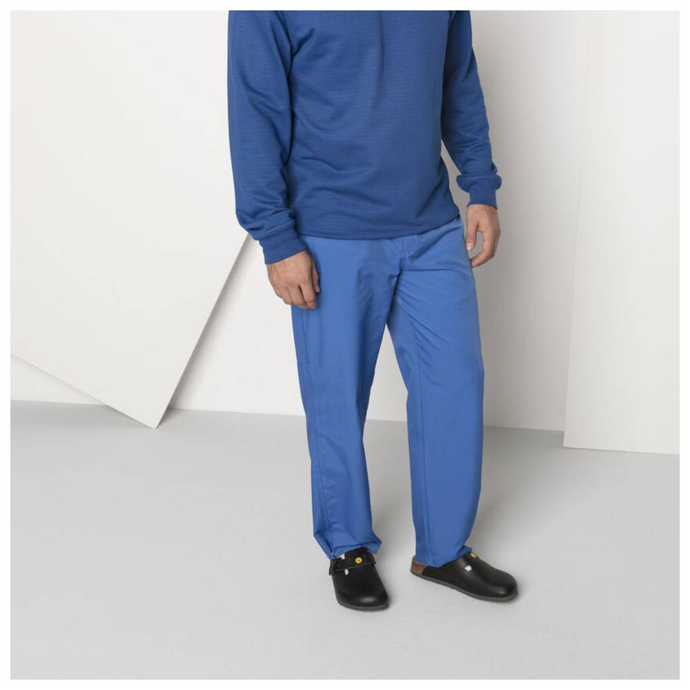 Birkenstock Damen-/Herrenpantolette "Boston" ESD schwarz, Größe 37, schmal