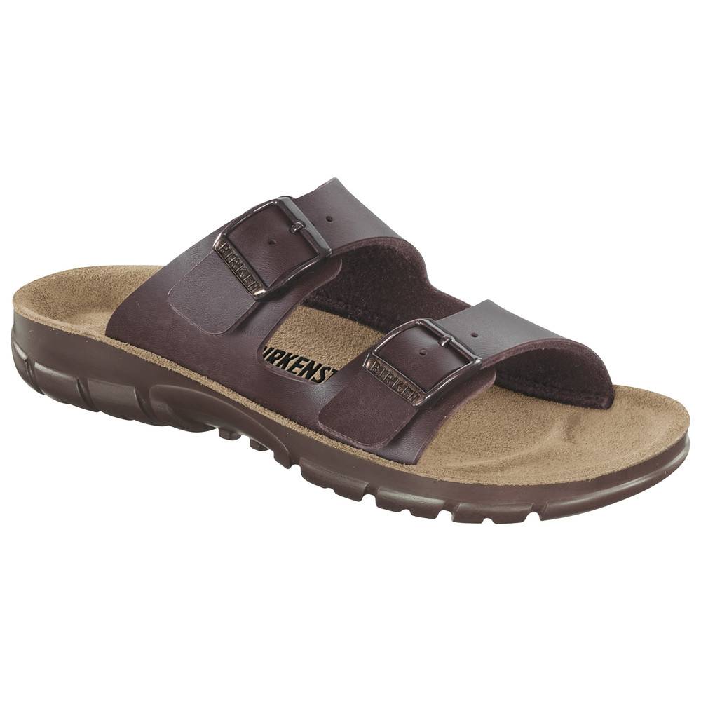 Birkenstock Sandale Bilbao, Birko-Flor, Dark Brown, Weite normal, Größe 39