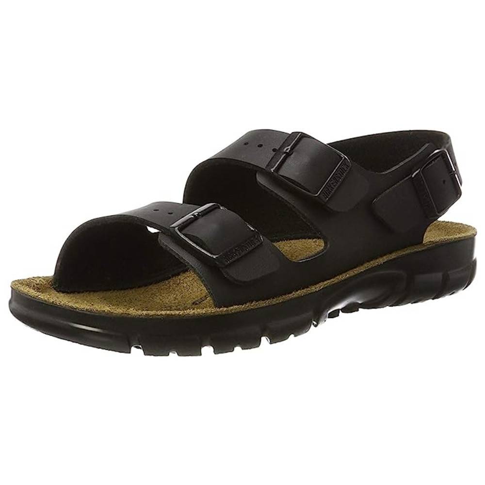 Birkenstock Damen-/Herren-PU-Sandale, Kano BF Black, Größe 40