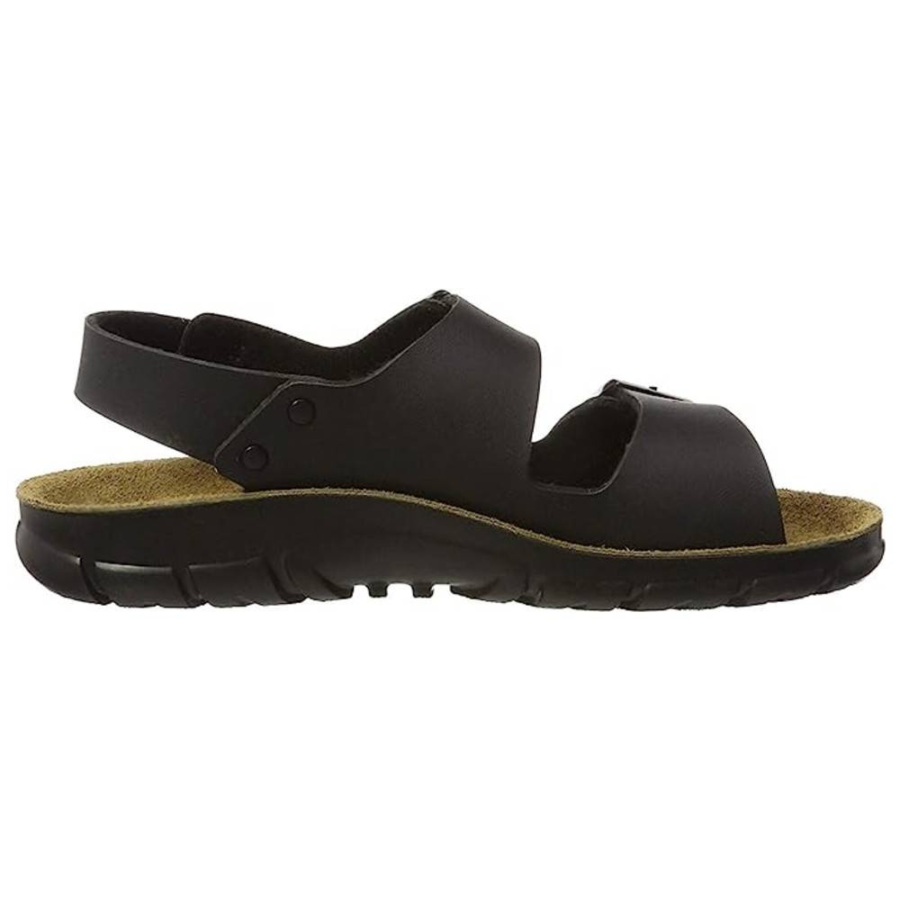 Birkenstock Damen-/Herren-PU-Sandale, Kano BF Black, Größe 39