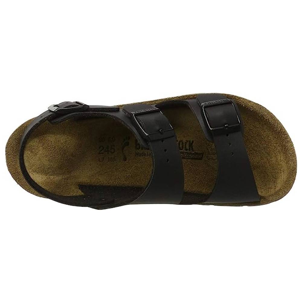 Birkenstock Damen-/Herren-PU-Sandale, Kano BF Black, Größe 42