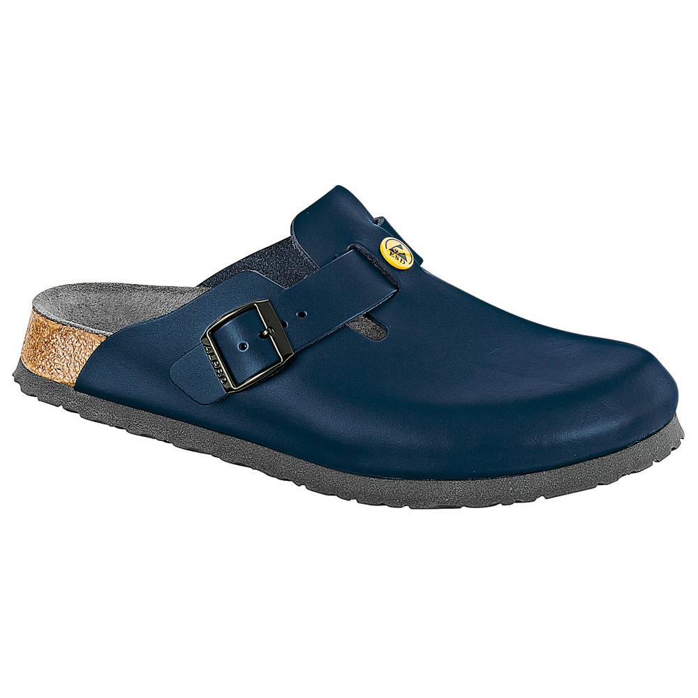 Birkenstock ESD-Clog Boston, blau, Größe 42, normal