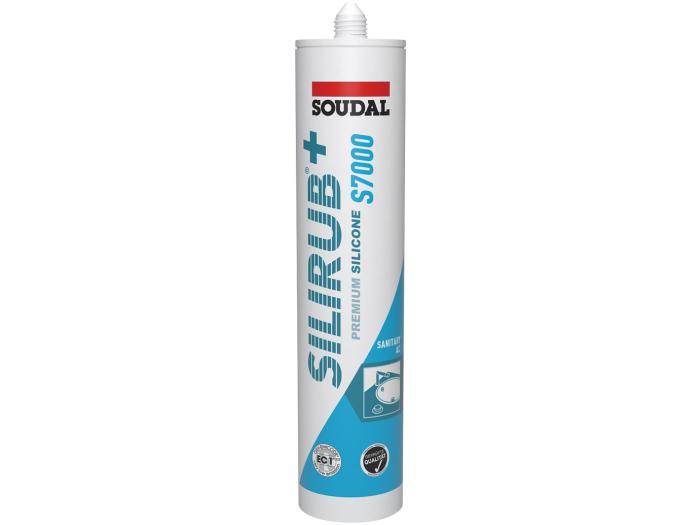 Sanitärsilikon Silirub+ S7000 Anthrazit 300 ml Kartusche SOUDAL