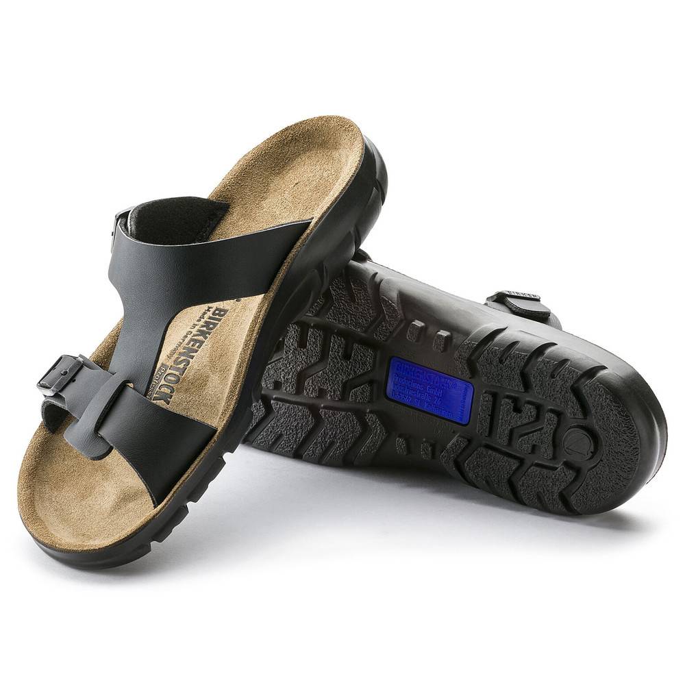 Birkenstock Damen-Pantolette Sofia, BirkoFlor, schmal, schwarz, Größe 41