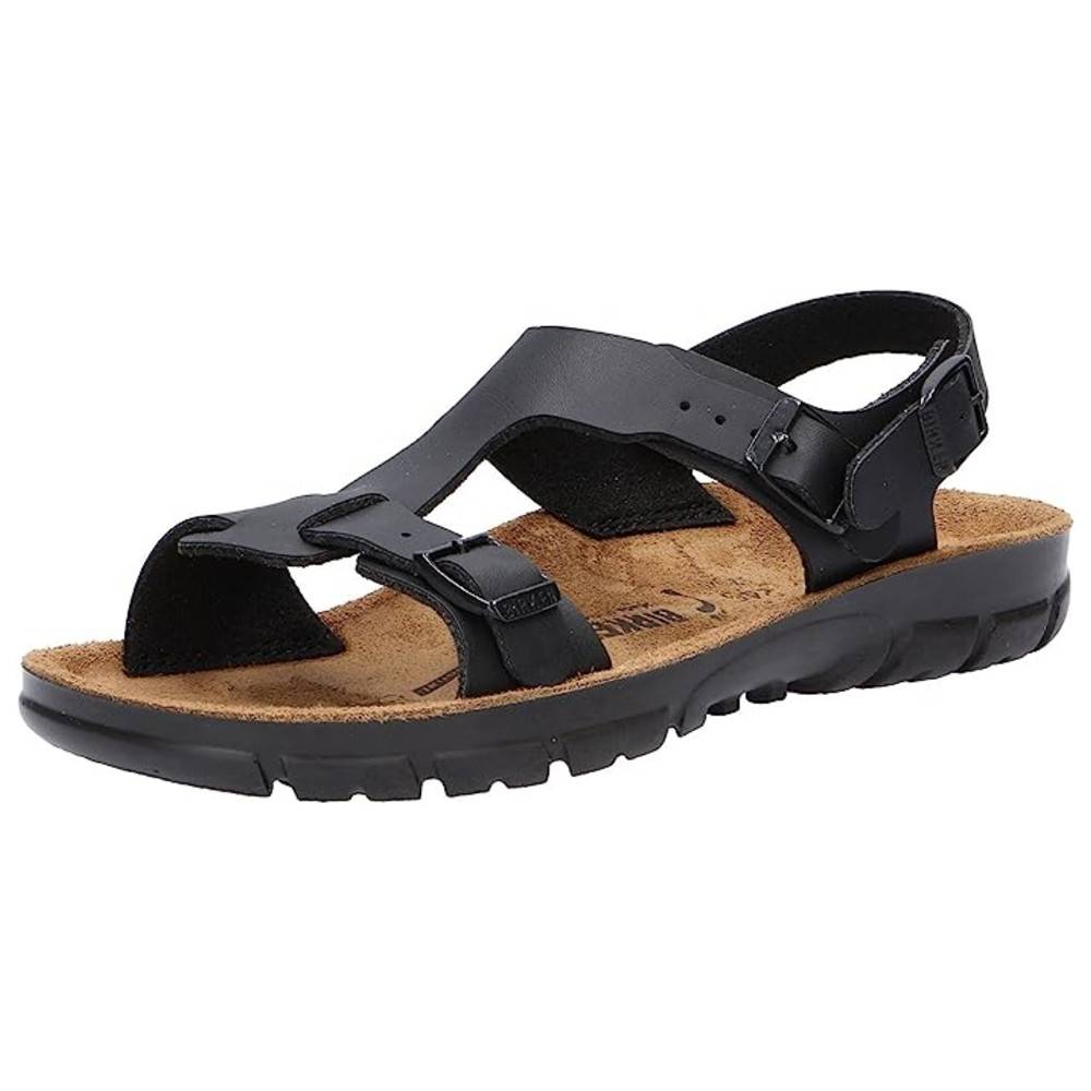 Birkenstock Sandale Saragossa, Briko-Flor, Black, 36