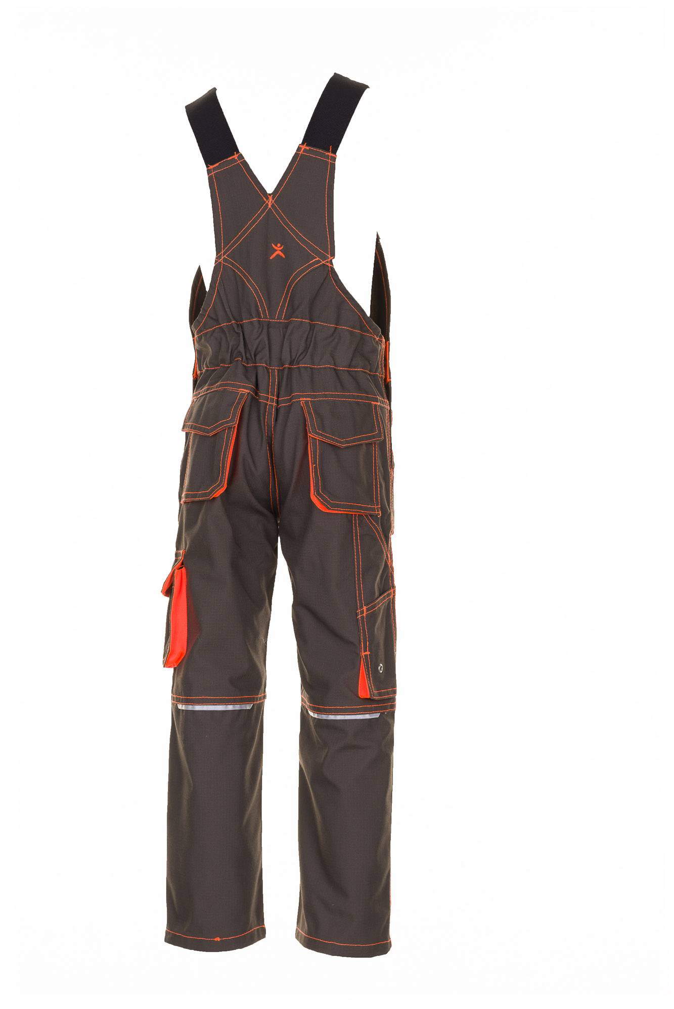 Planam Junior Latzhose oliv/orange 146/152 6122146