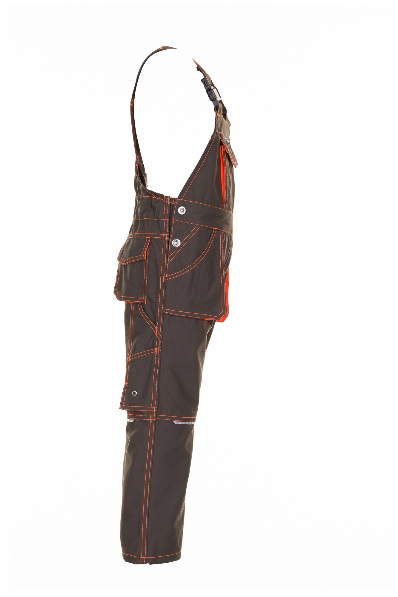 Planam Junior Latzhose oliv/orange 146/152 6122146