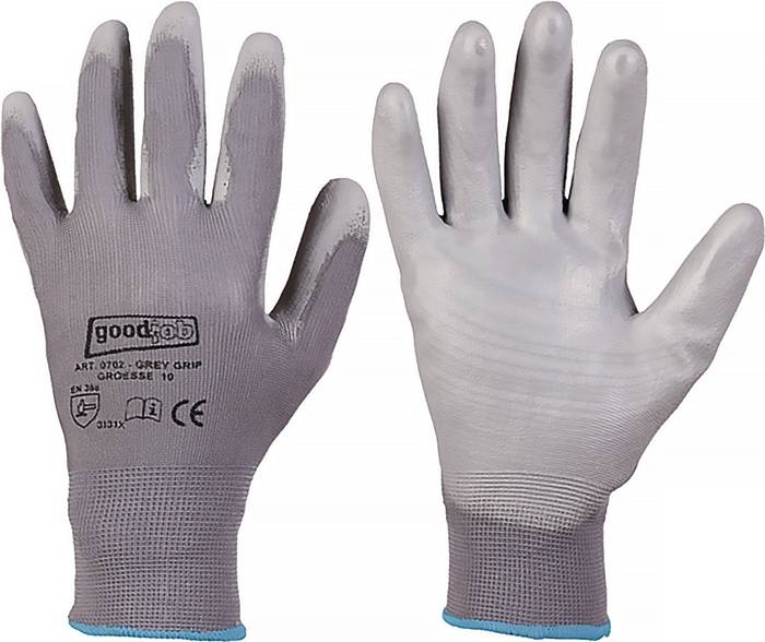 Handschuh GREY GRIP Gr.7 grau EN 420/EN 388 PSA II GOODJOB
