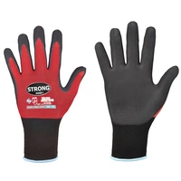 Handschuhe PRECISOR Gr.9 rot/schwarz EN 420/EN 388 PSA II STRONGHAND Handschuhe PRECISOR Gr.9 rot/schwarz EN 420/EN 388 PSA II STRONGHAND