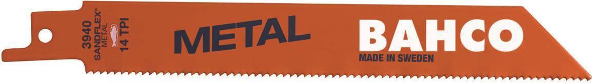 Bahco 3940-150-18-ST-5P Säbelsägeblatt Sandflex® Bimetall, 150mm, 18 Zpz, St 5 St