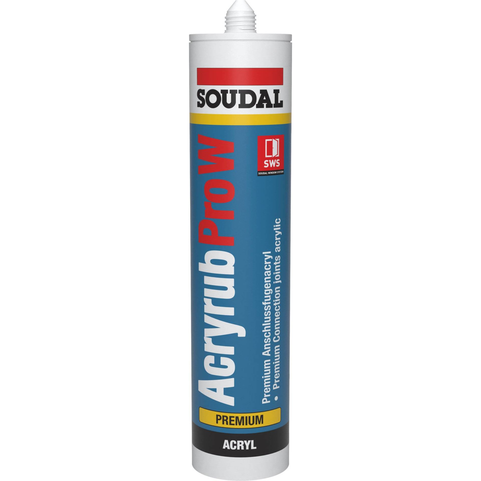 Soudal Acryrub Pro W 310ml Weiss