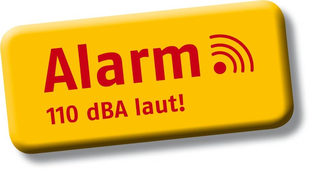 ABUS Fenstergriff-Zusatzsicherung Alarm FO400A W weiß gleichschl. AL0125
