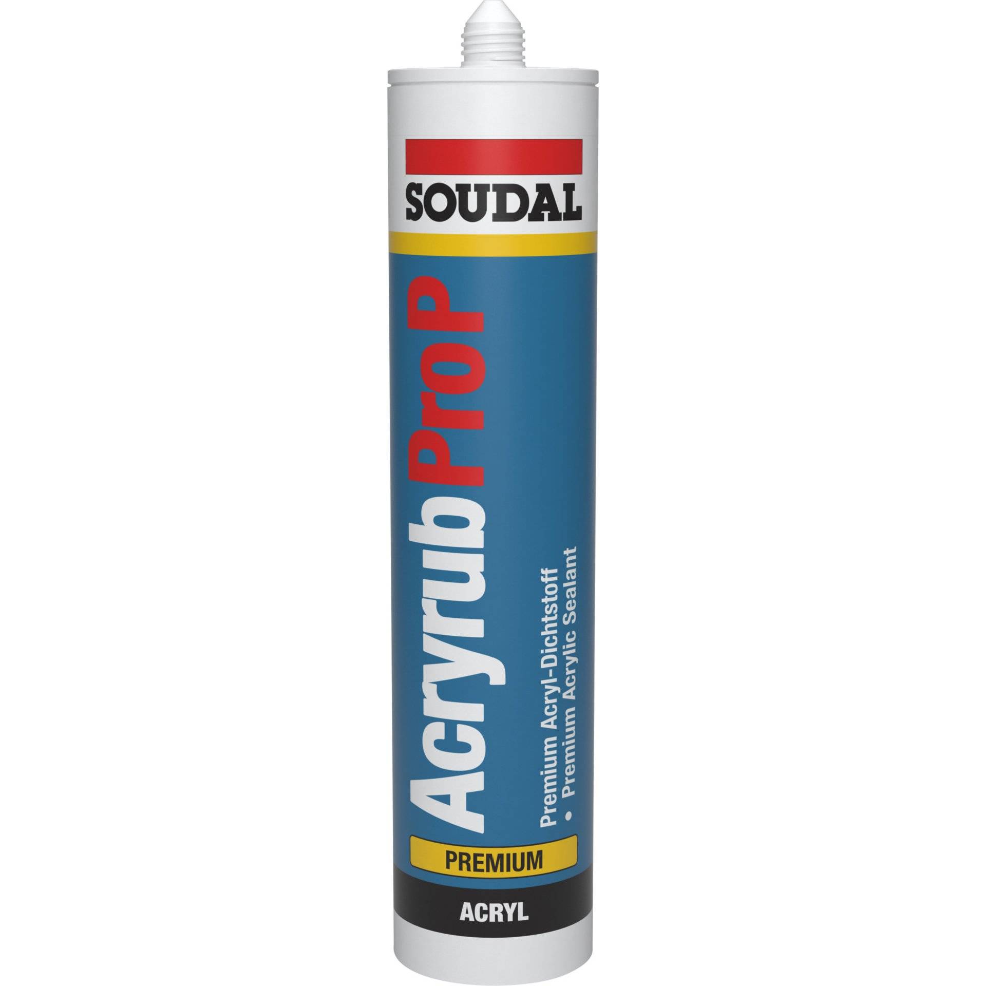 Soudal Acryrub Pro P 310ml Weiss