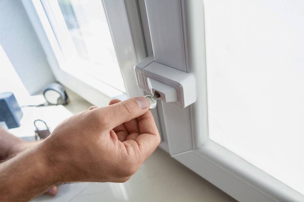 ABUS Universal-Zusatzschloss 3010B braun, gleichschl. AL0125