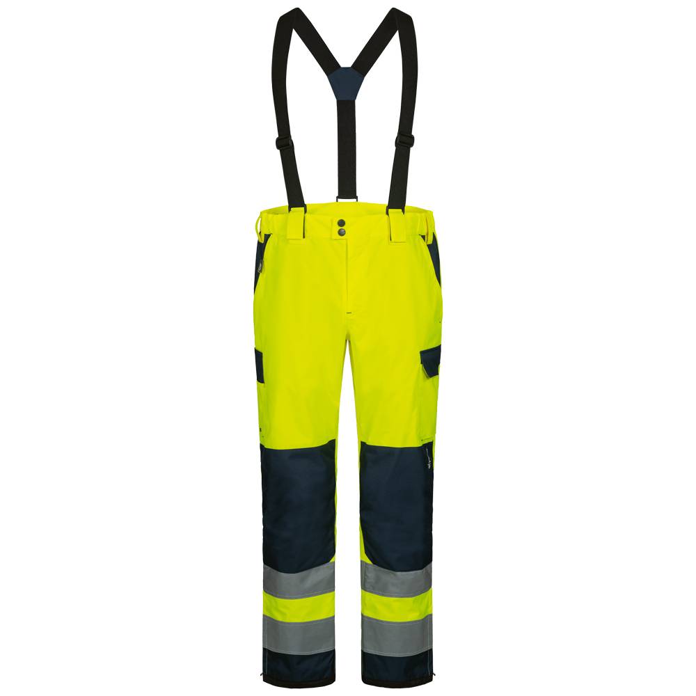FLOKI Warnschutz-Bundhose Gr.5-XXXL(66/68) ELYSEE® Gelb/Marine EN ISO 20471, EN