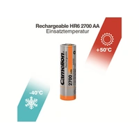 CAMELION NiMH-Mignon-Akku 2700 mAh, 4 Stück, mit Batterienbox CAMELION NiMH-Mignon-Akku 2700 mAh, 4 Stück, mit Batterienbox