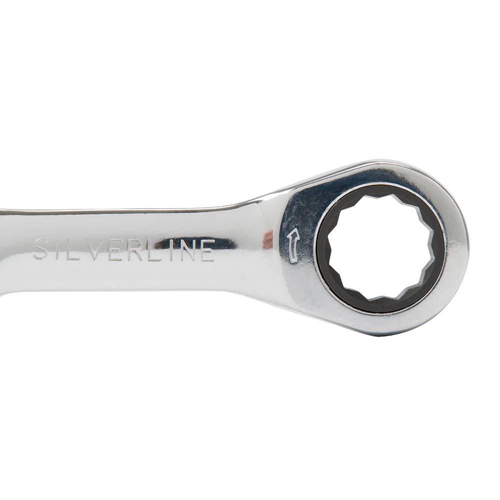 Kurze Ratschenschlüssel 8–19 mm Set 7-tlg.