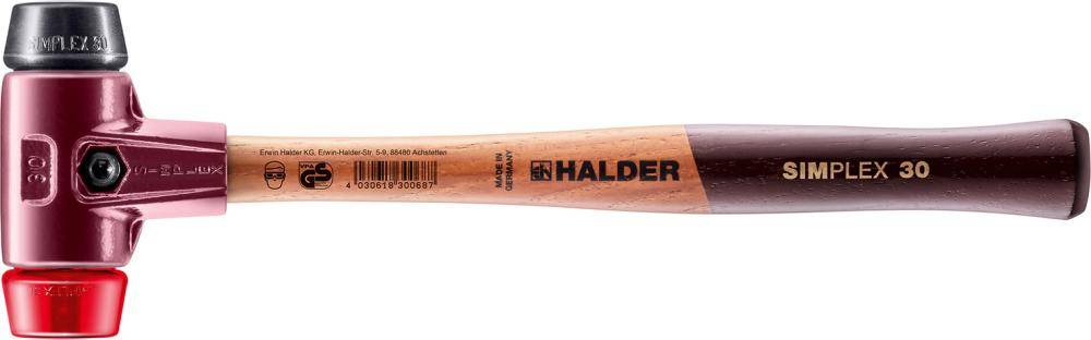 Schonhammer SIMPLEX Gummi/Plastik 30mm HALDER - Artikel: 4030618300649