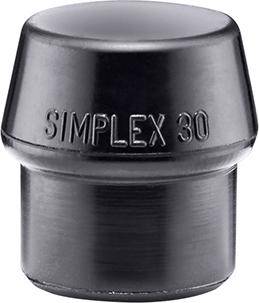 Schonhammerkopf SIMPLEX Gummi 30mm HALDER - Artikel: 4030618300960