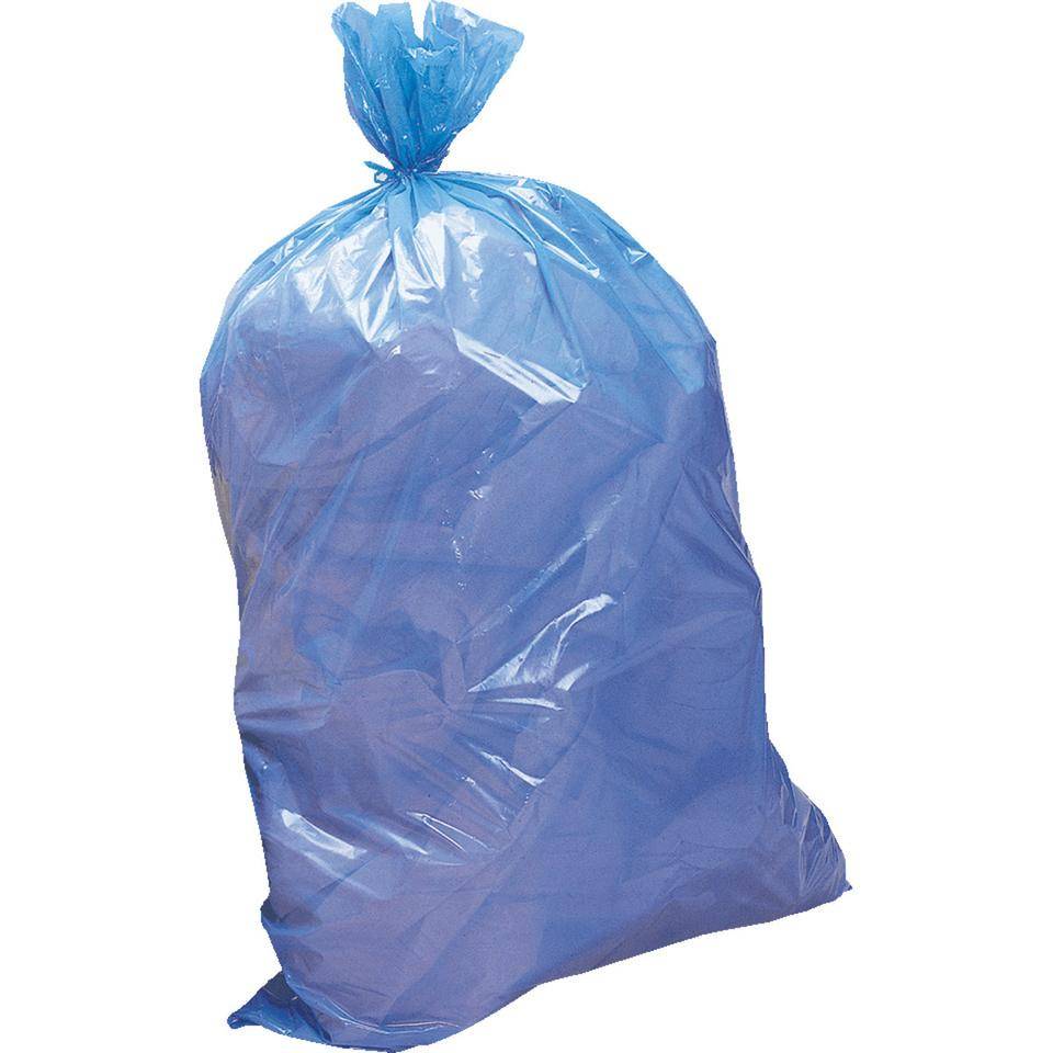 PREMIUM® Abfallsack, blau, Recycling-LDPE, 60µ, 700x1100mm, 120 l, 250/VE