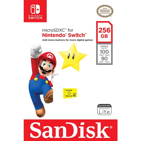 SanDisk MicroSD Karte für Nintendo® Switch™ 256 GB SanDisk MicroSD Karte für Nintendo® Switch™ 256 GB