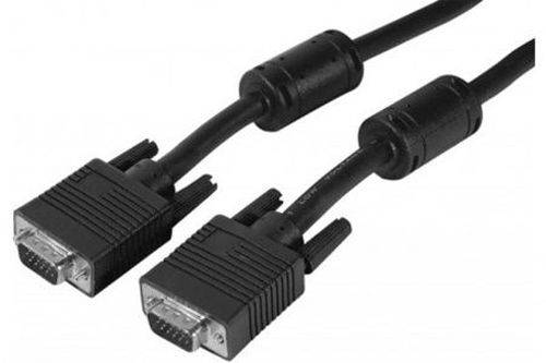 S-VGA Monitorkabel, 15pol HD D-Sub St./St., 20,0 m, schwarz